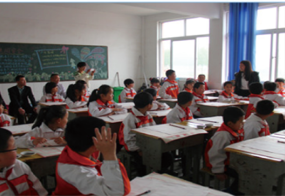 聊都会江北旅游度假区朱老庄镇大吴小学被列为“润基金”援建的第五所希望小学。